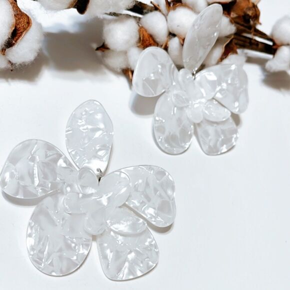 flower statement earrings N21 - Picture 6 of 8